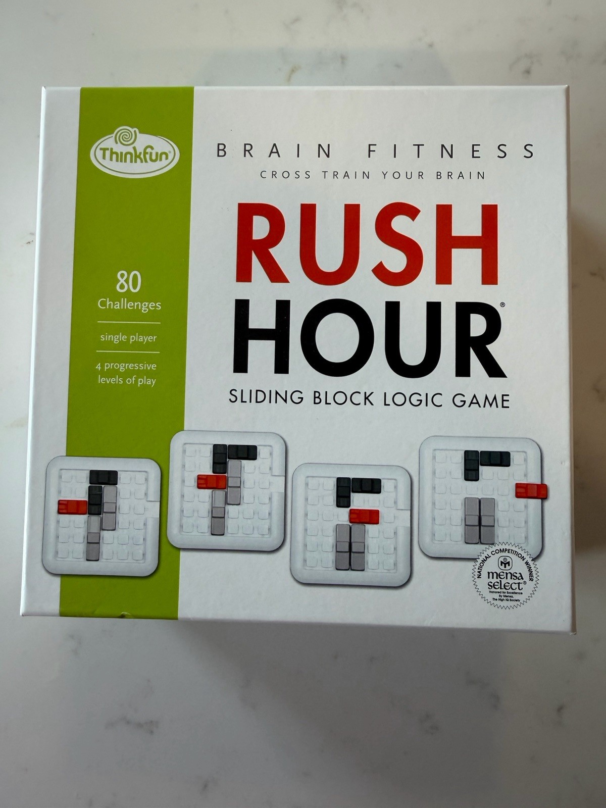 ThinkFun Rush Hour Game 80 Challenges Complete Open Box