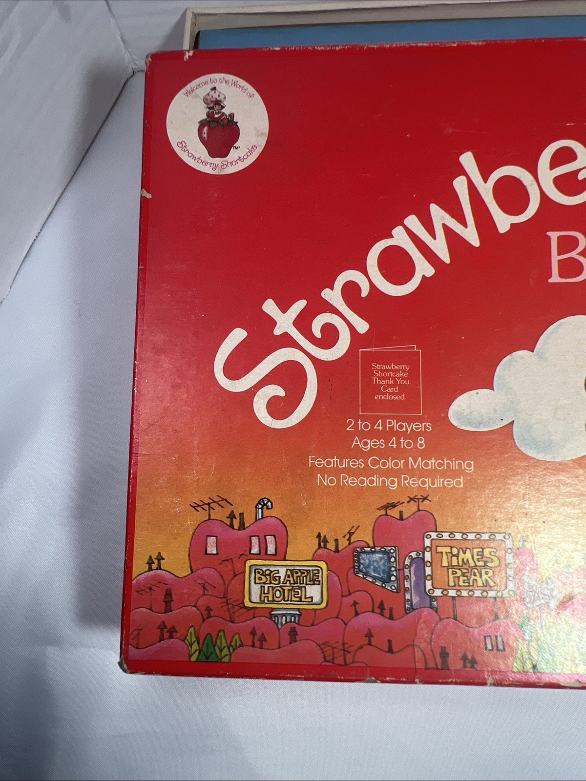 Vintage 1981 Parker Brothers Strawberry Shortcake in Big Apple City Board Game