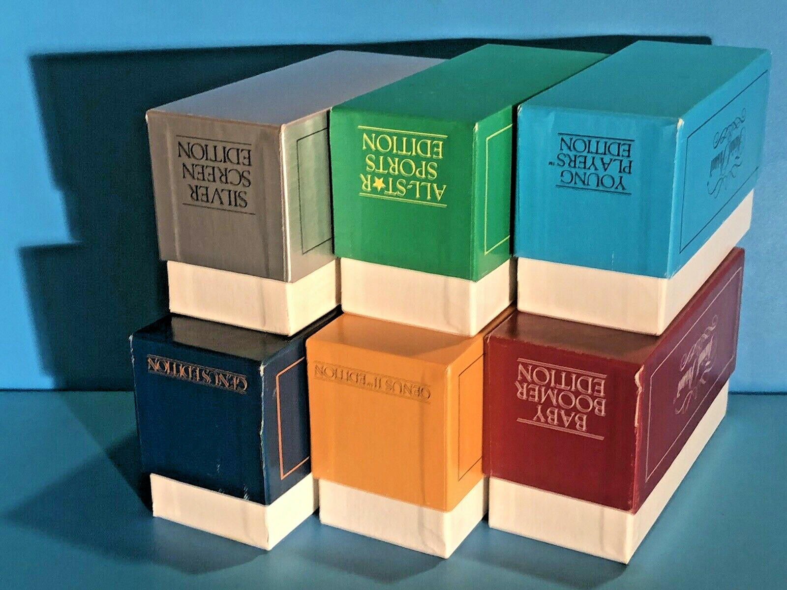 Vintage TRIVIAL PURSUIT “CLASSIC” LOT ~ 3,000 Cards ~ 6 early editions ~ LOOK!