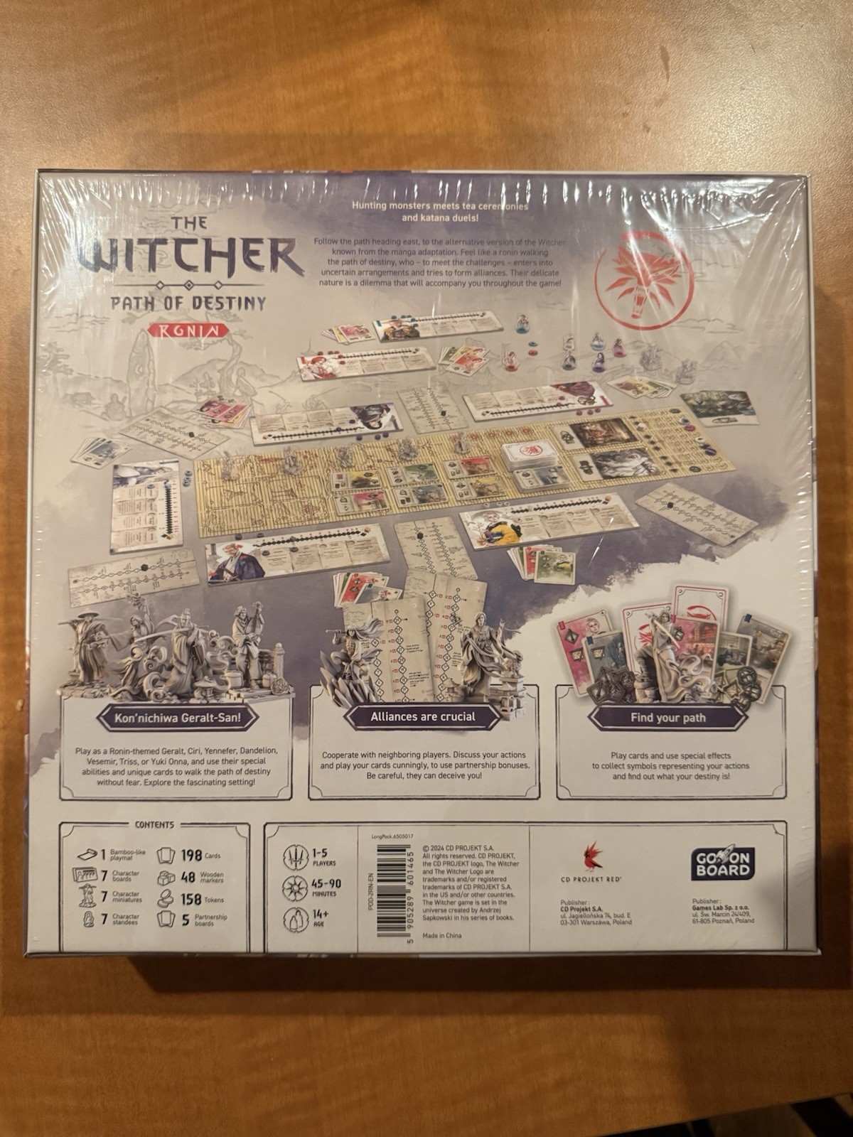 The Witcher Path of Destiny Ronin Board Game Go On Board CD Projekt Red
