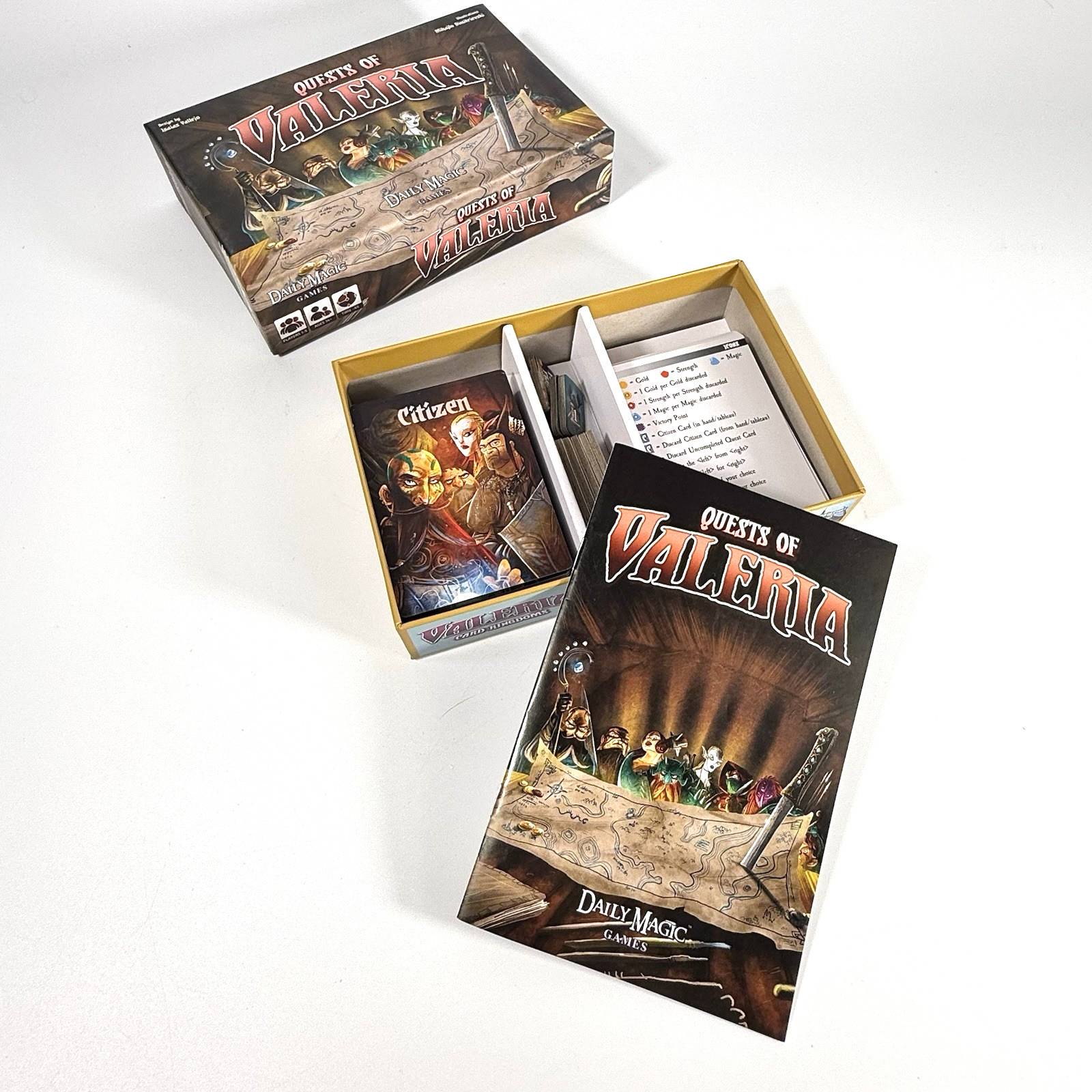 Quests of Valeria Board Game From Daily Magic