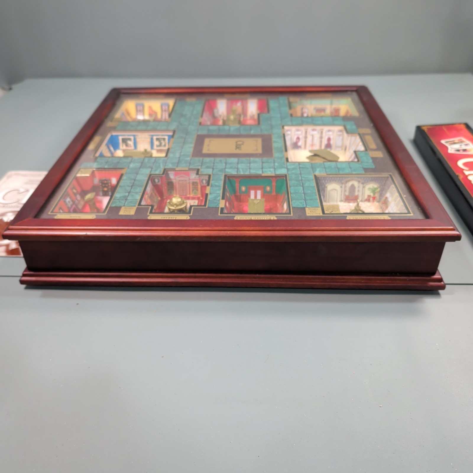 Clue Premier Collector’s Edition Restoration Hardware 3D Wooden Board Game 2007