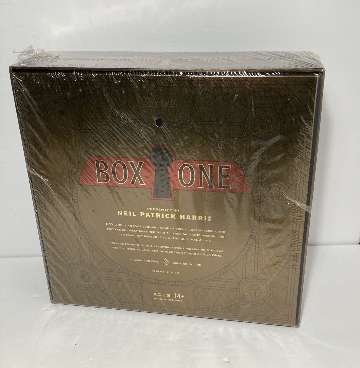 Box One Game Presented By Neil Patrick Harris & Theory 11 New & Sealed