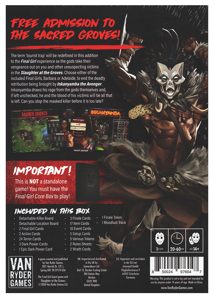 Final Girl Core Box & Slaughter in the Groves S1 Feature Film Bundle.