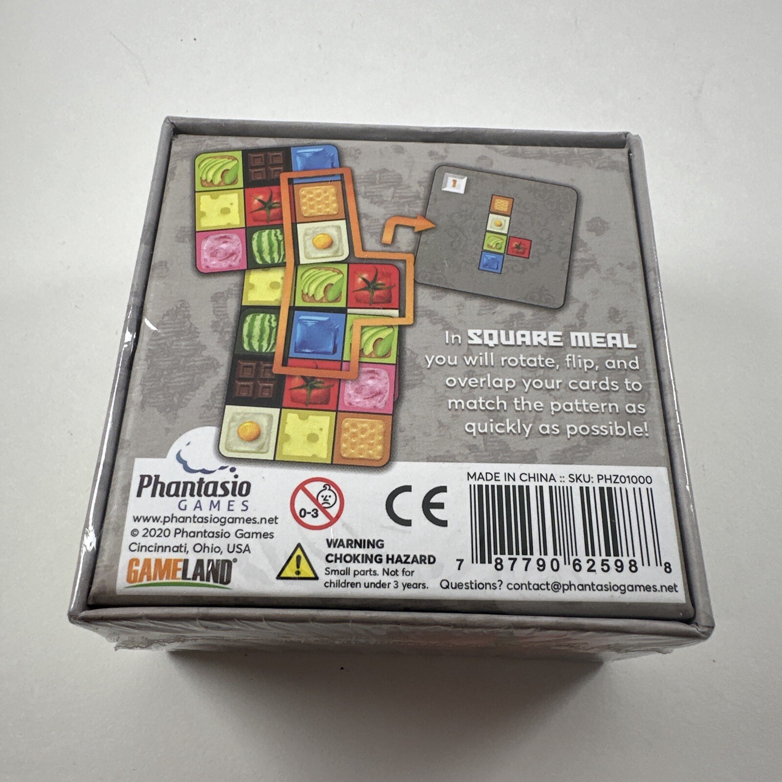 Phantasia Games Square Meal Card Game – BRAND NEW And SEALED