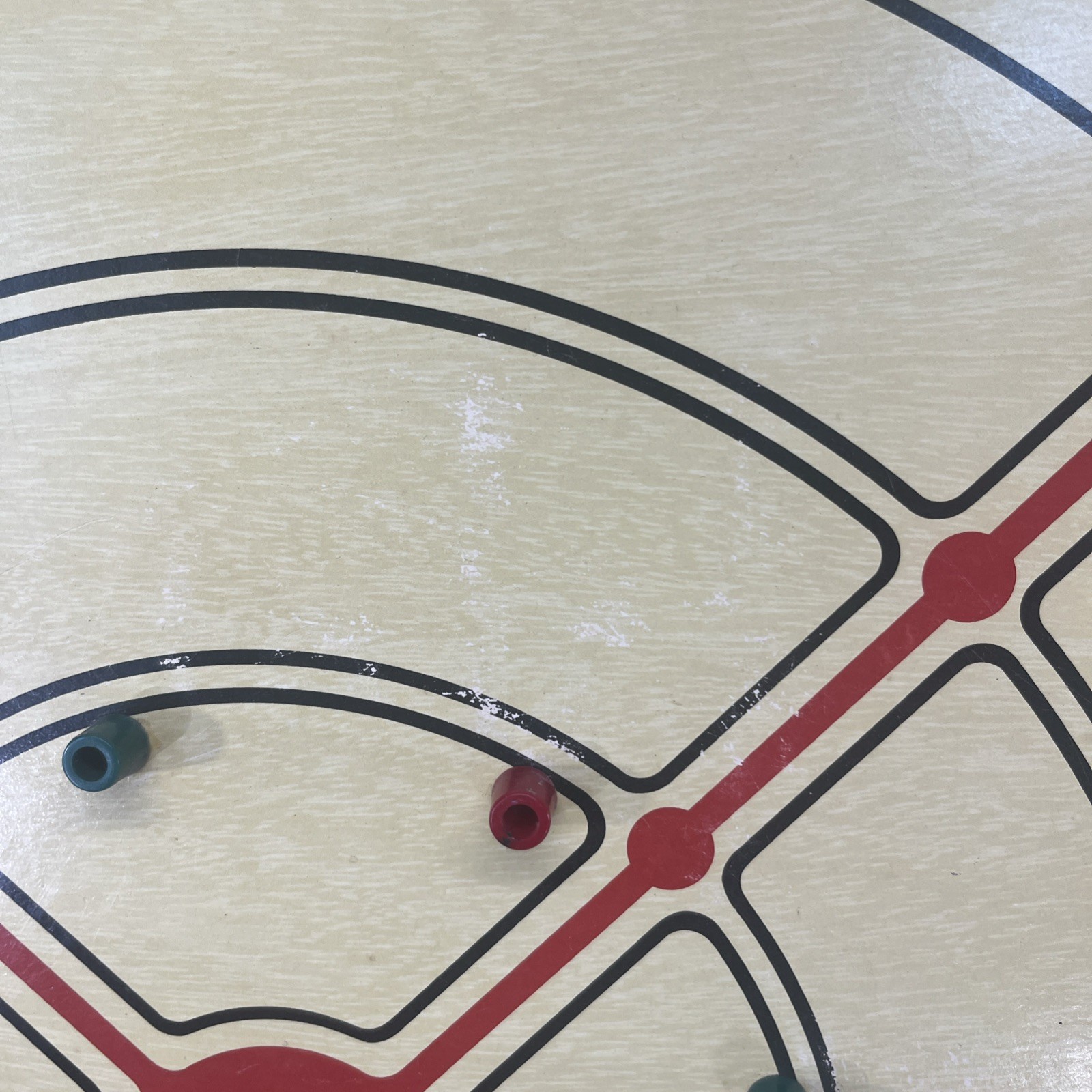 Carrom Double Sided Game Board With Attached Hanger. Game Room/man Cave.