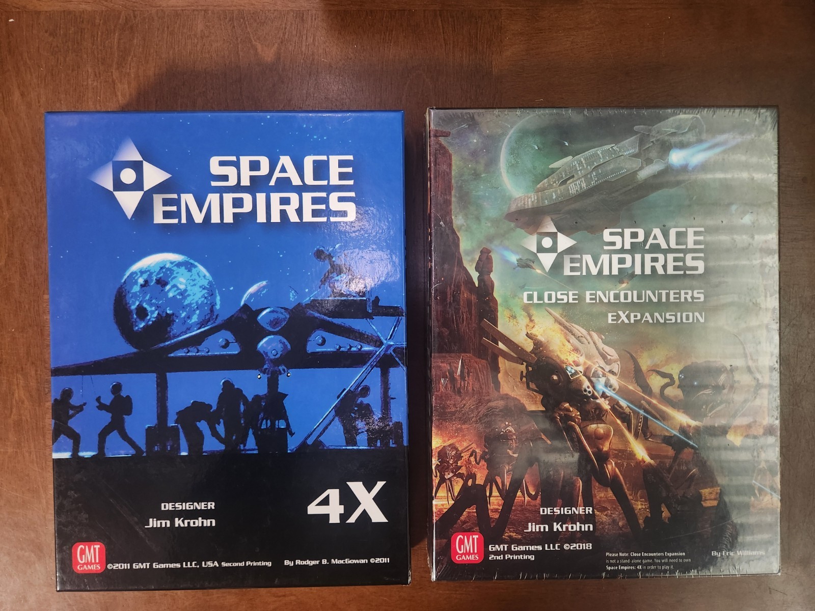 Space Empires 4X GMT Games – 2nd Printing and NEW Close Encounters Expansion