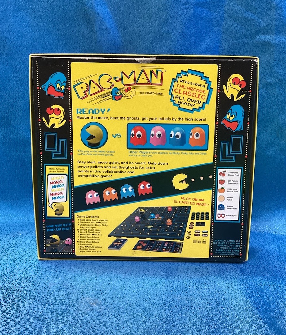 Pac-Man The Board Game ~ Classic Retro Arcade Table Top Game Complete