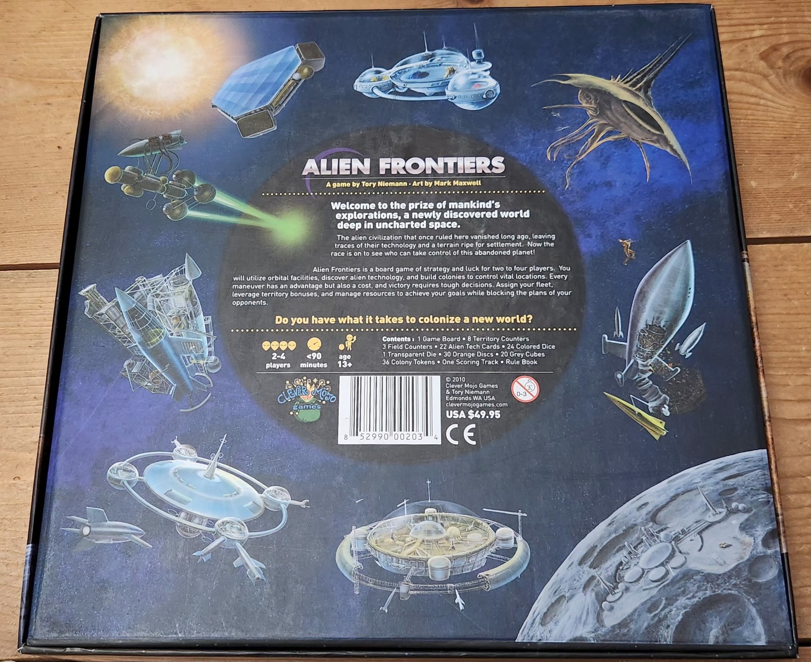 Alien Frontiers Board Game Clever Mojo Games 2010