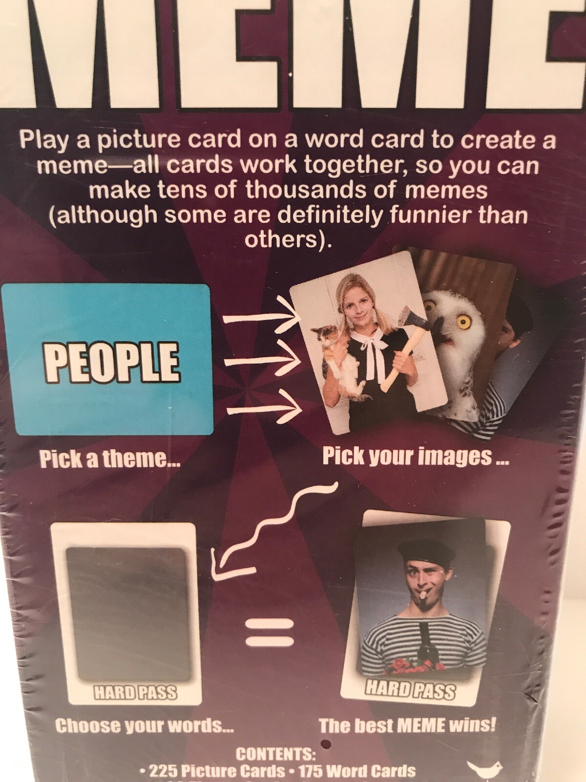 The Awesome Game of Meme Cards NEW Sealed Box Ages 14+ 3-6 Players