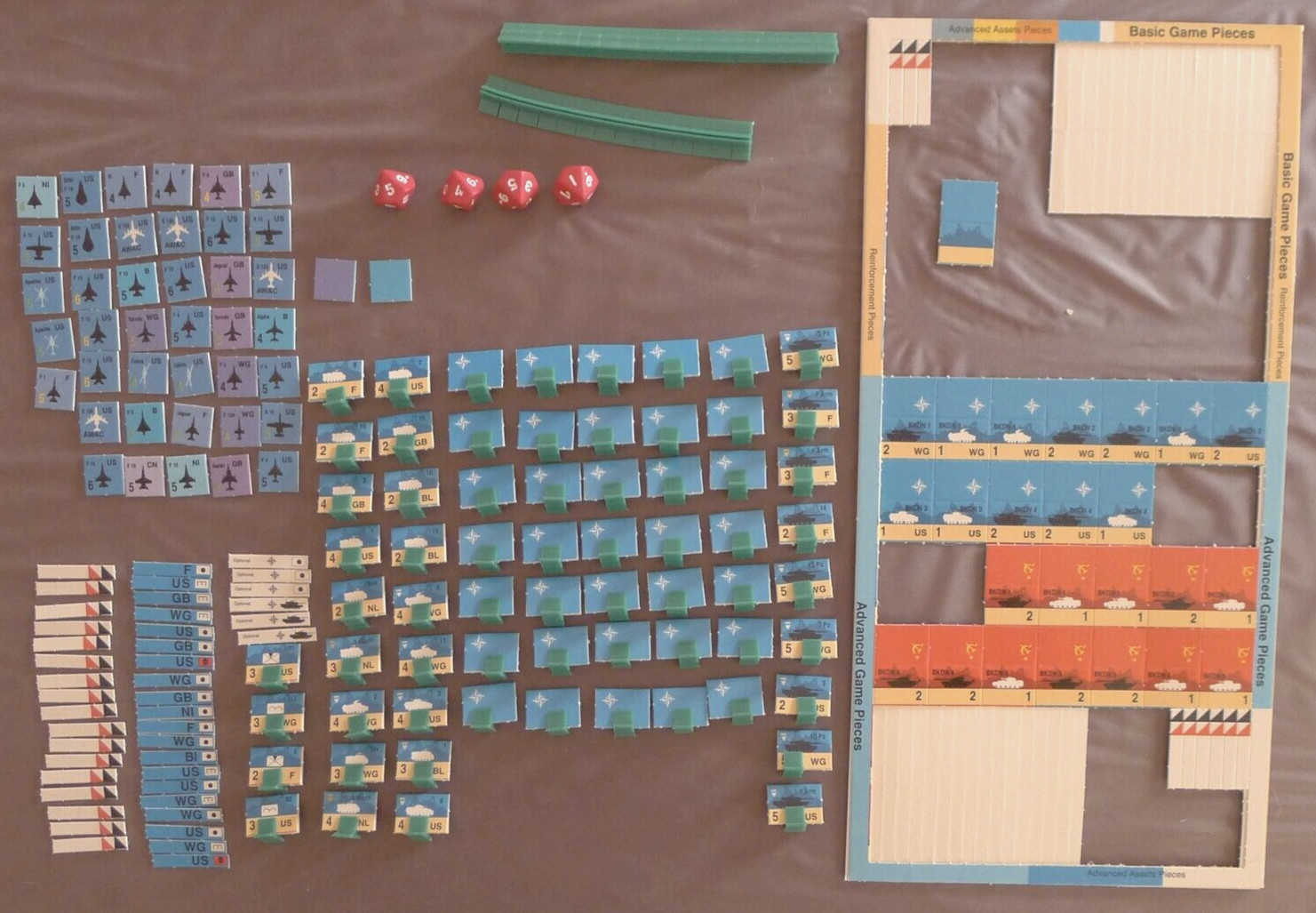 Red Storm Rising TSR Board Game 1989 – Previously Used