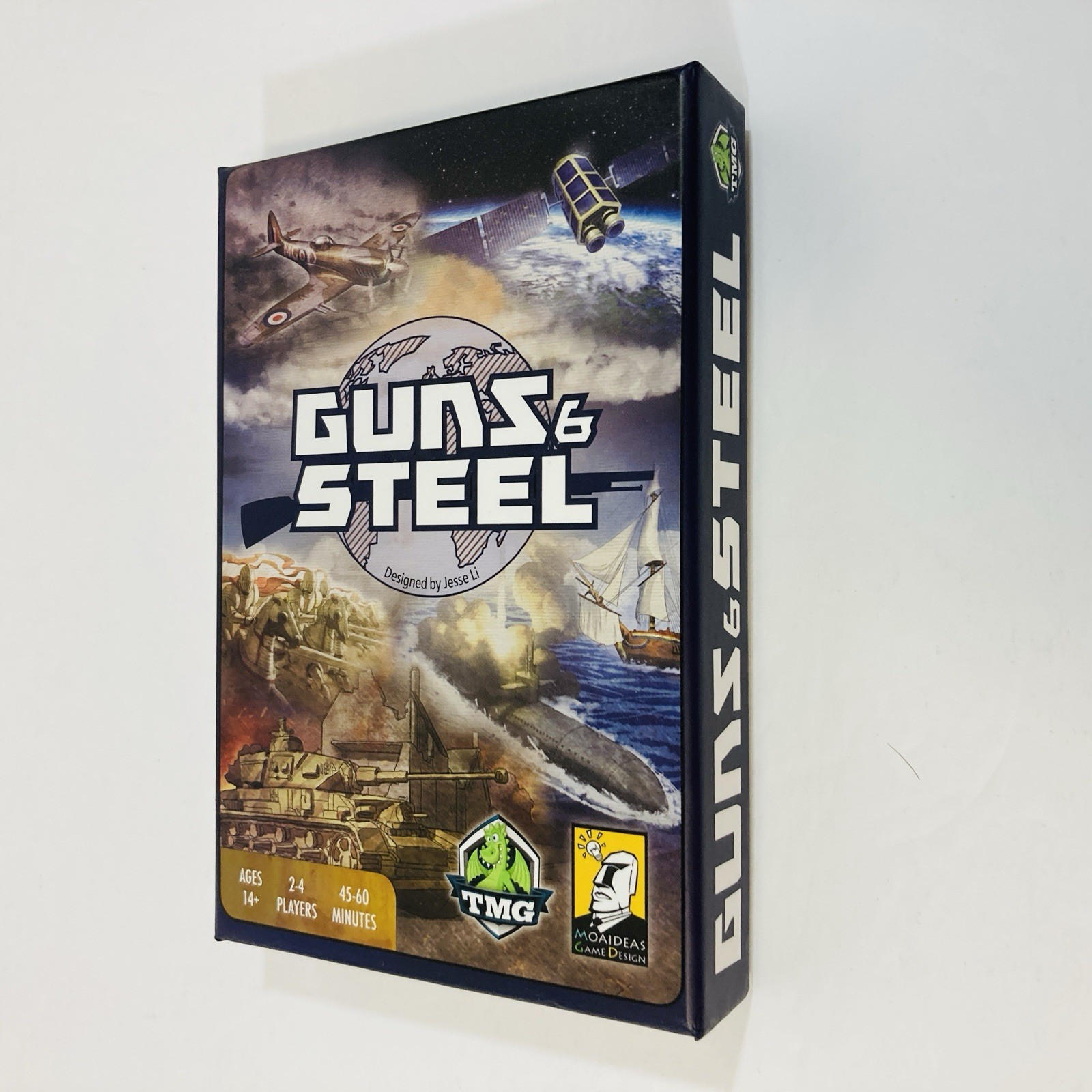 GUNS AND STEEL CARD GAME tmg board game small box strategy 2016 oop EUC COMPLETE