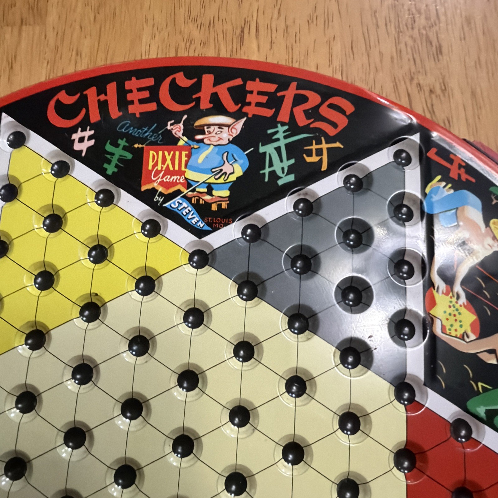 NOS Vintage 1985 Stevens Games CHINESE & Regular CHECKERS Game – Never Played