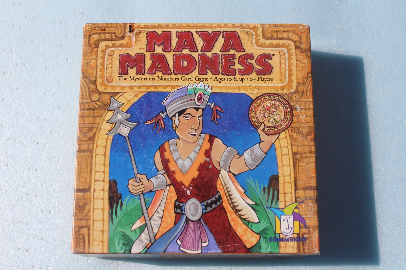 Maya Madness by Gamewright USED complete Mysterious Numbers Card Game 2003