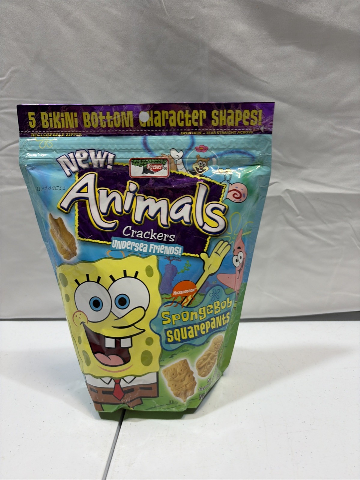 Spongebob Squarepants Animal Crackers Sealed Bag Extremely Rare Wow Nickelodeon