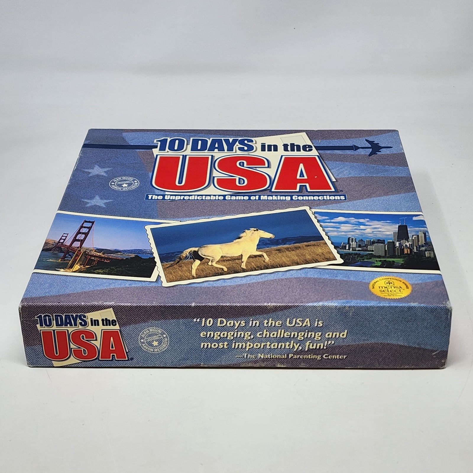 10 Days In The USA Board Game Out Of The Box Publishing 2003 Complete Pre-owned