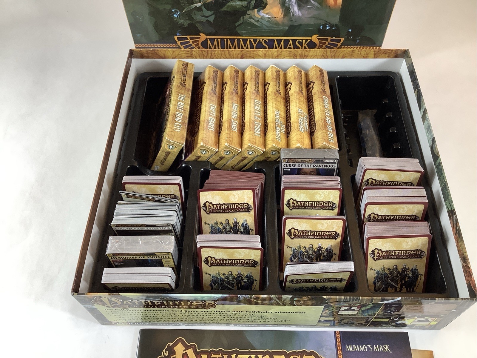 Pathfinder: Mummy’s Mask + Adventure Decks 1-6 Character Add-On Very Good