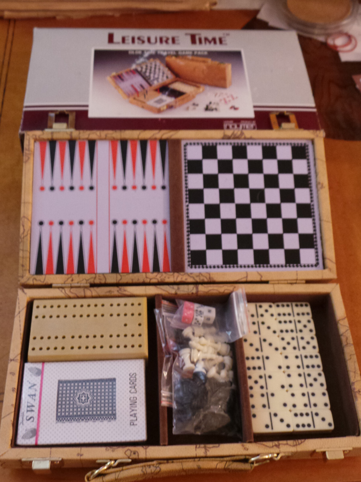 Unused Roymer Leisure Time Travel Multiple Game Pack Map in Designed Case NF