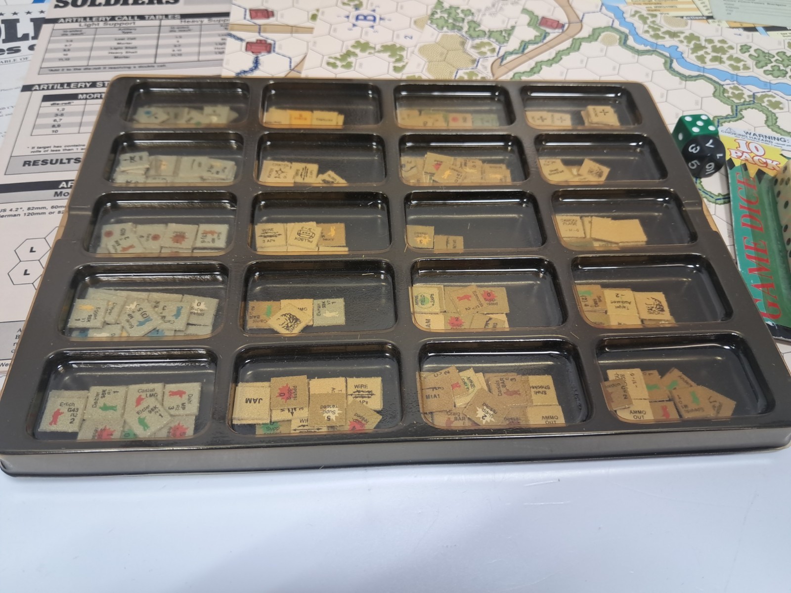West End Games – SOLDIERS: MAN TO MAN COMBAT IN WWII – Used – With Box – 1987