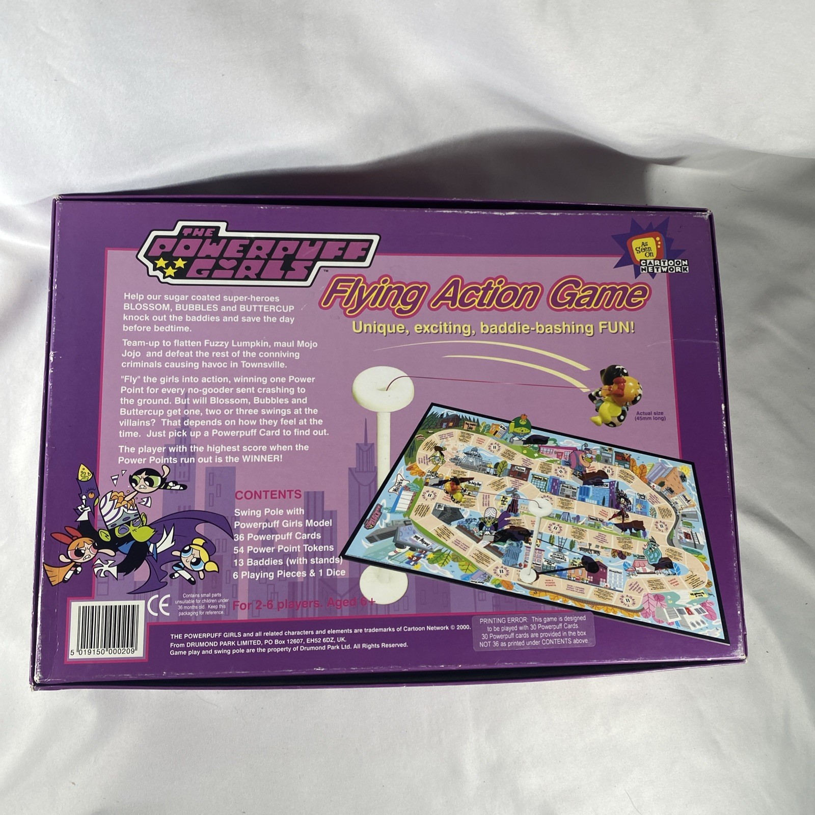 The Powerpuff Girls Flying Action Game Cartoon Network Incomplete