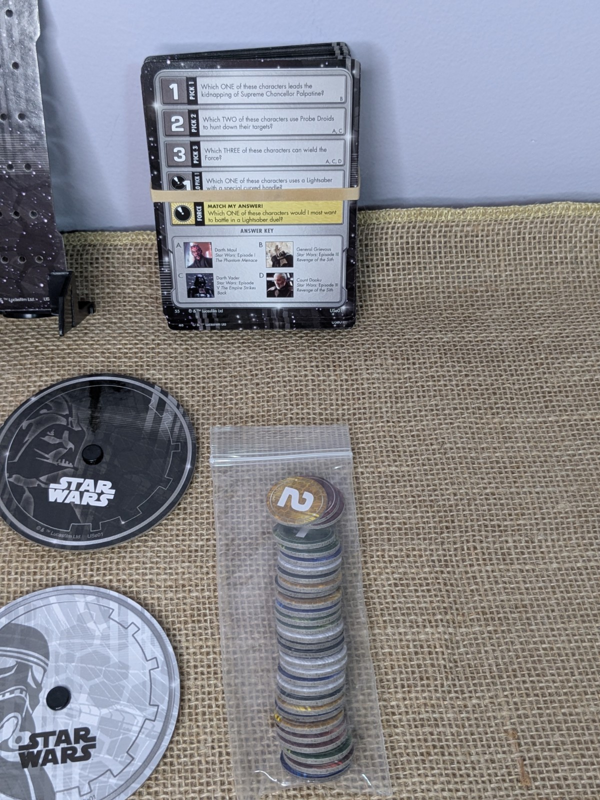 Pictopia Star Wars Complete Ultimate Picture Trivia Board Game Clone Rebels