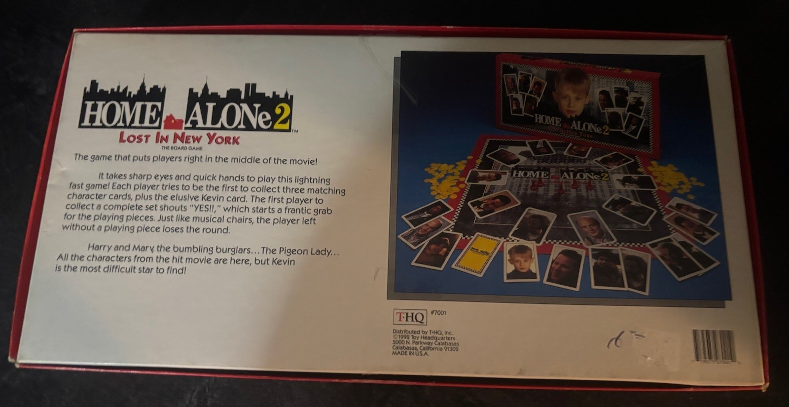 Home Alone 2: Lost in New York Vintage THQ Board Game From 1992