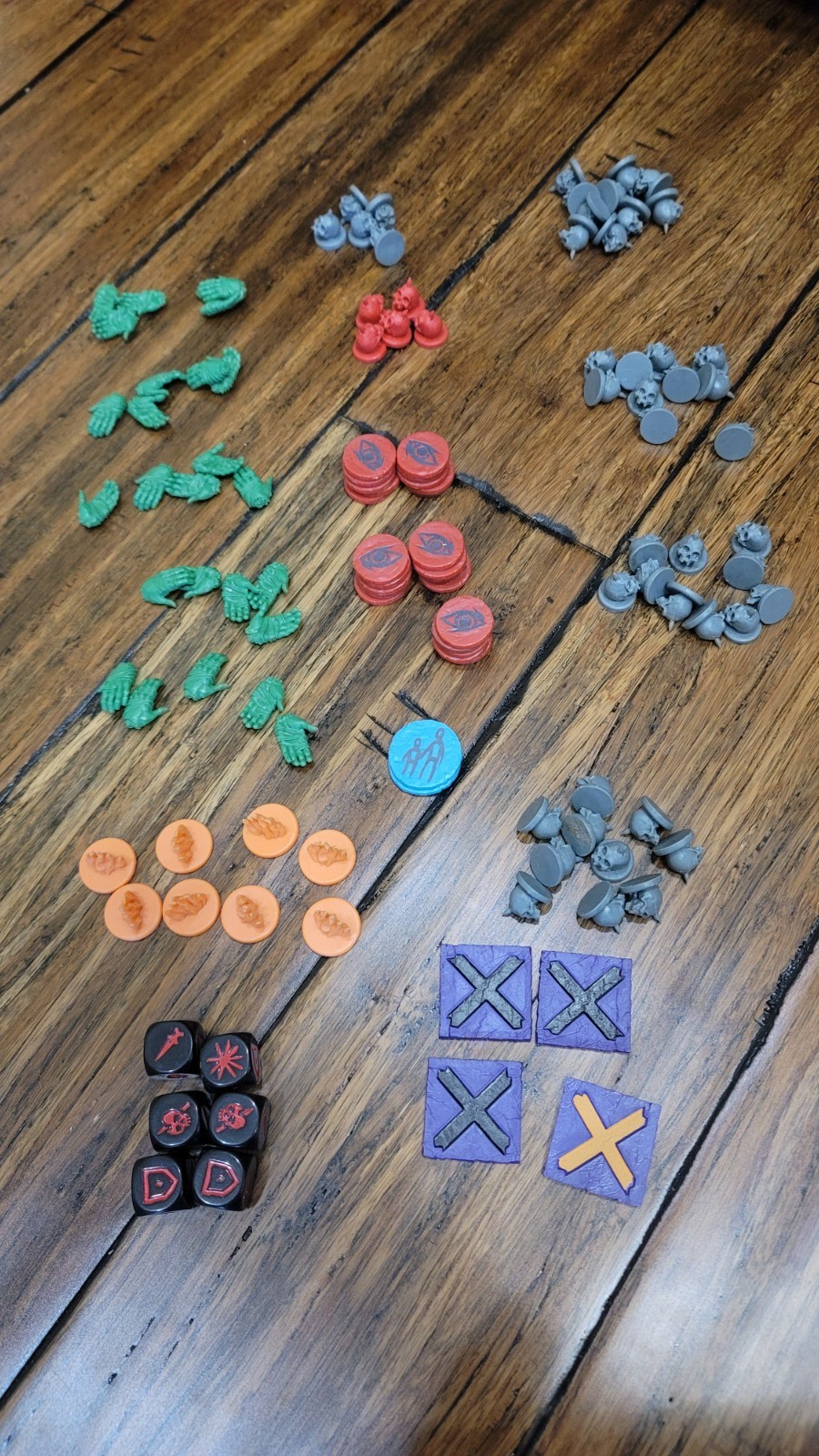 Hate Board Game – CMON – Complete Set of Player Tokens