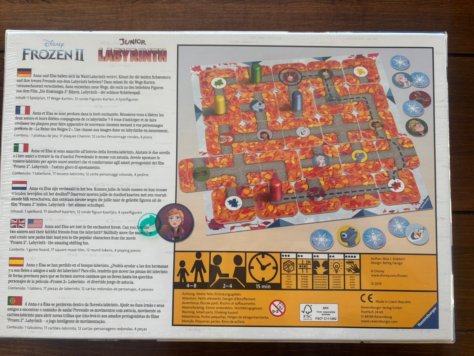Disney’s Frozen 2 Labyrinth Junior Board Game Ravensburger – New / Sealed