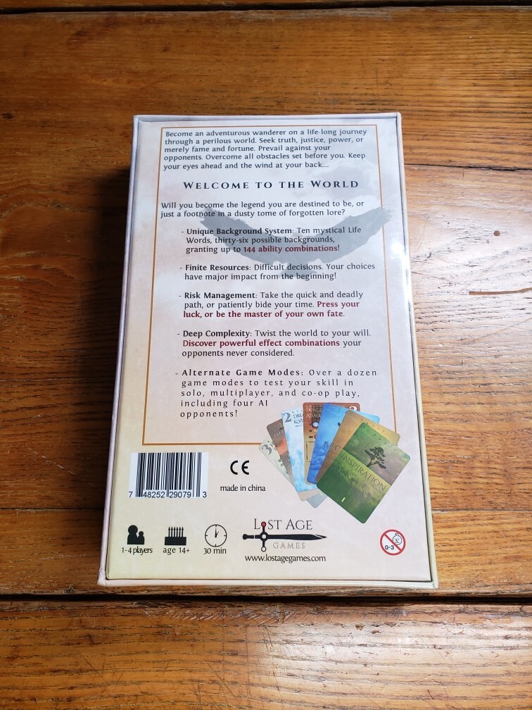 Life & Legend – Card Game – Solo & Multiplayer – Brand New – Sealed