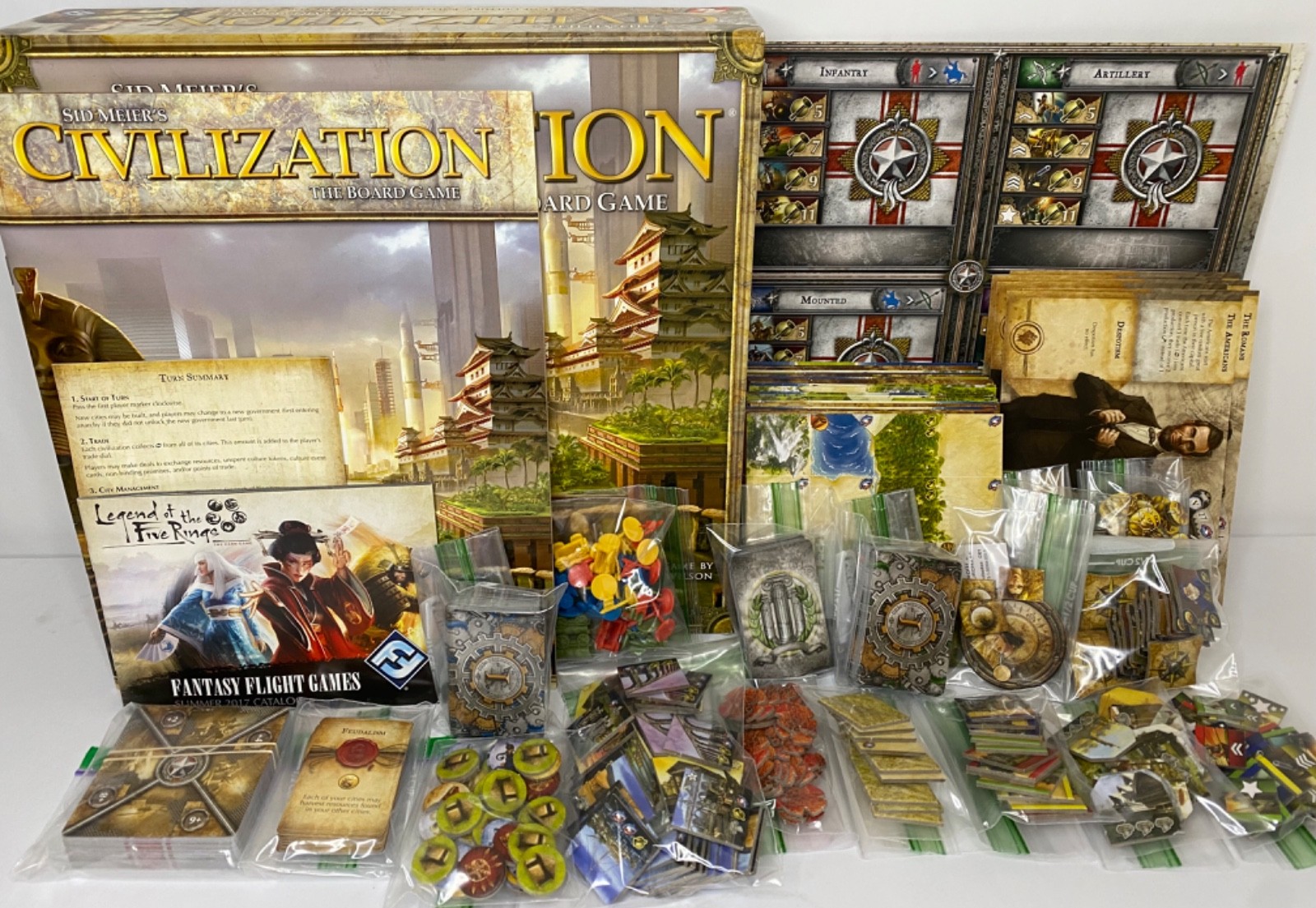 CIVILIZATION BOARD GAME SID MEIER FANTASY FLIGHT ROLE PLAYING