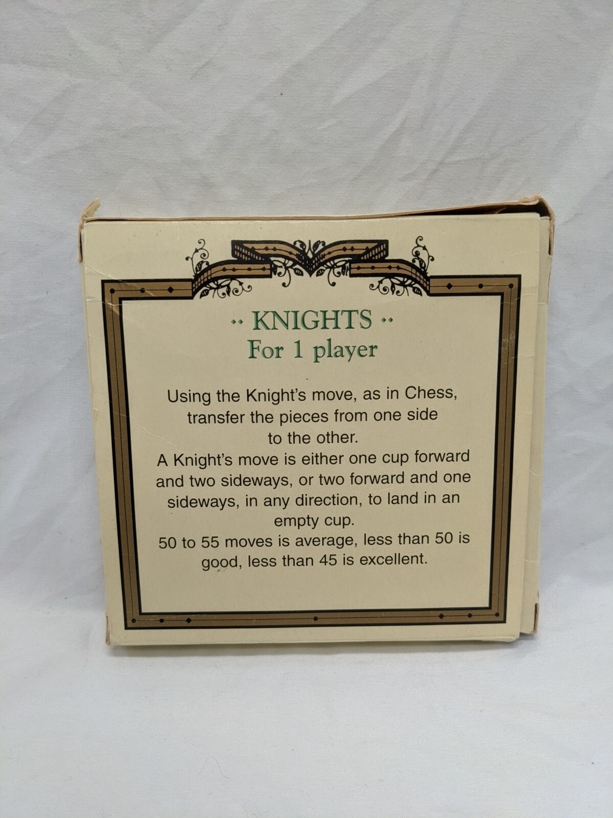 House Of Marbles Knights Solo Board Game Complete