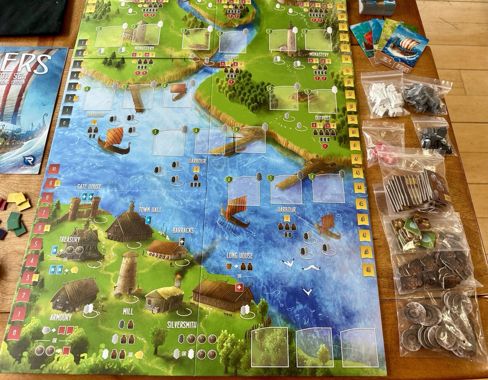 Renegade Raiders of the North Sea Viking Edition Strategy Board Game