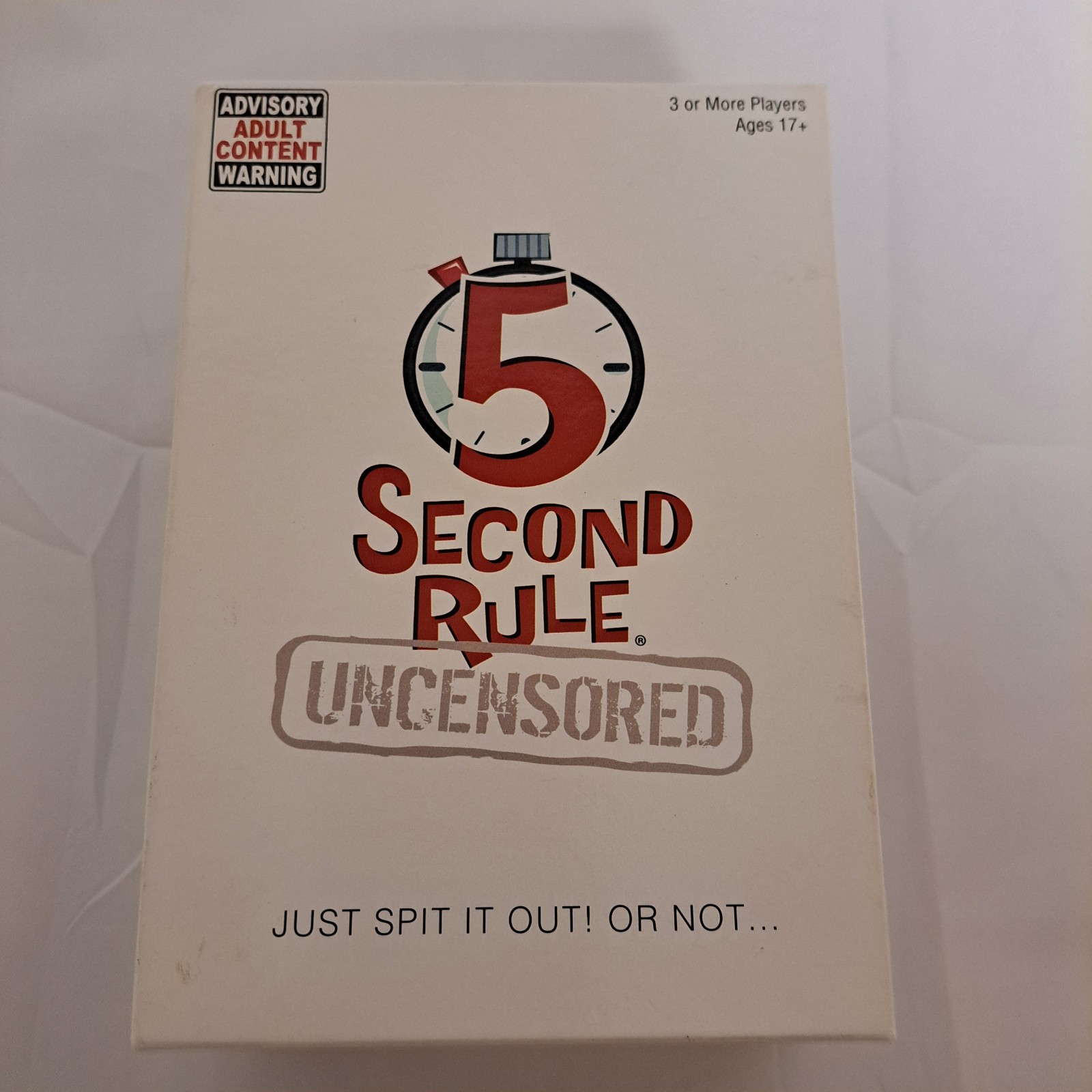5 Second Rule Uncensored Fun Game Night Adult Questions & Timer 17 yrs +