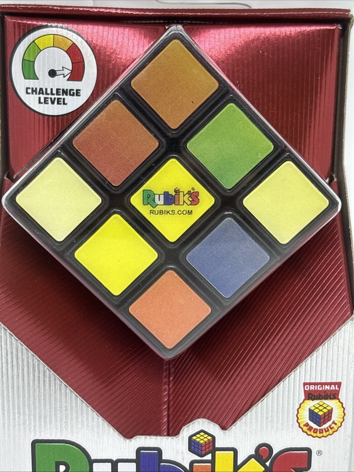 Rubik’s Cube Impossible Highly Challenging Iridescent Tiles Hasbro Gaming 8+