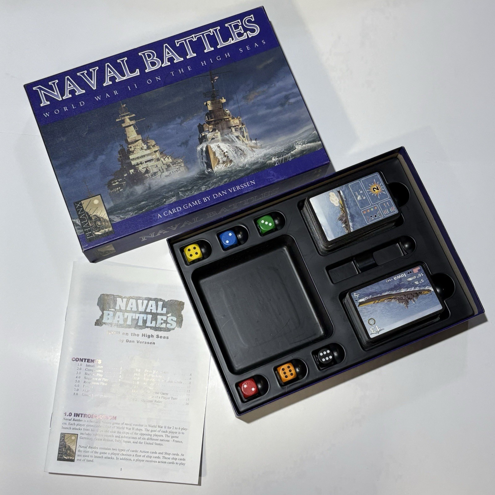 Naval Battles, WW2 on the High Seas, a card game by Dan Verssen