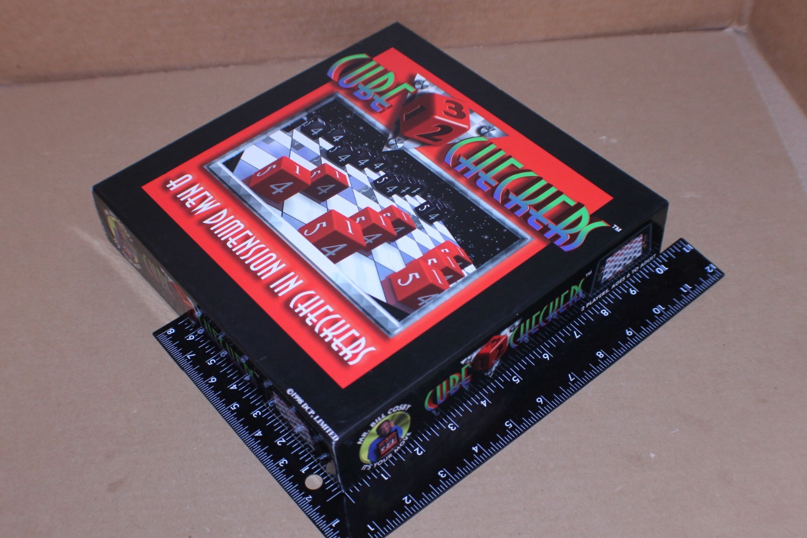 USED / Complete / Cube Checkers Game A New Dimension in Checkers 1998