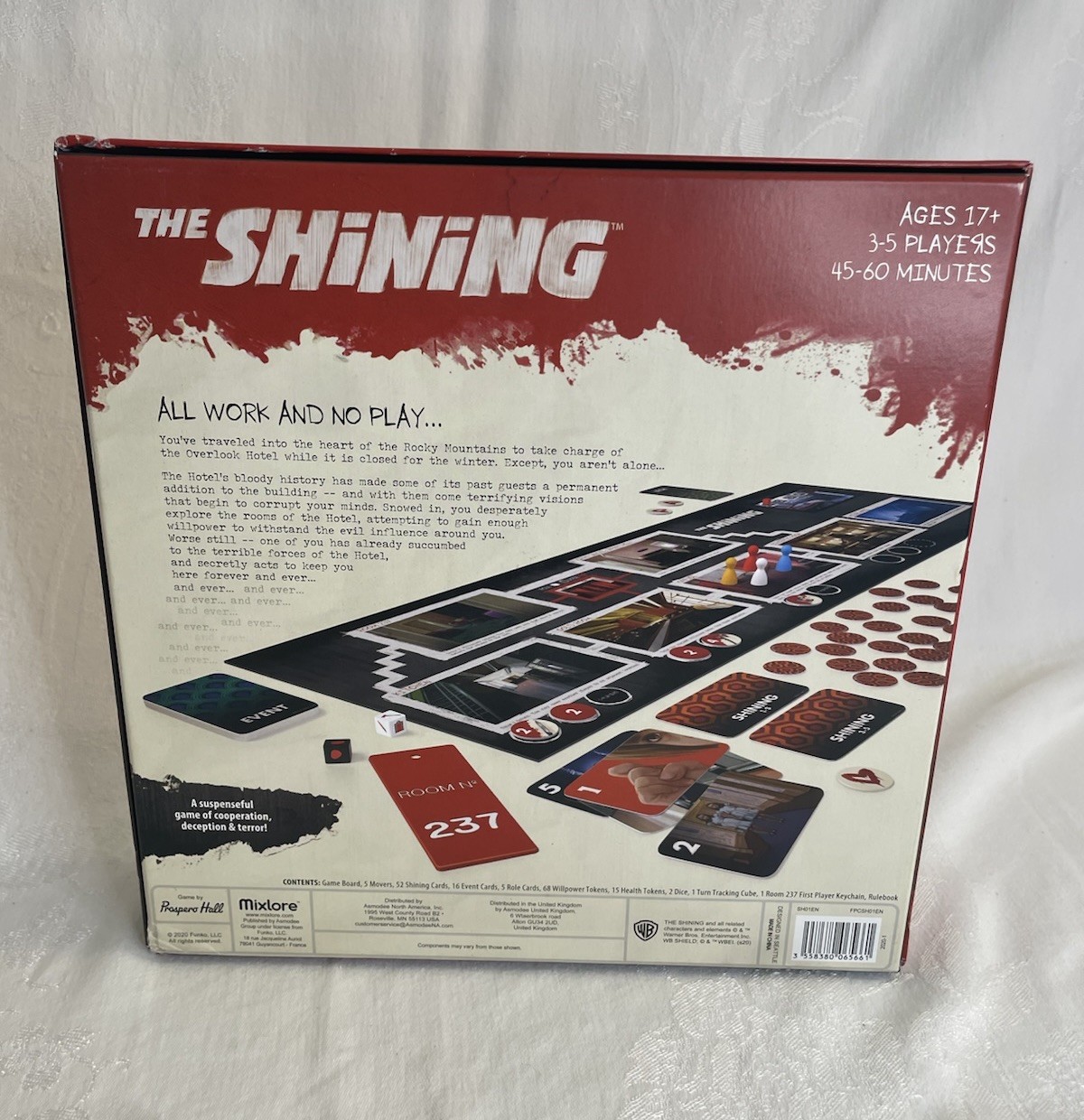 The Shining Board Game New Open Box Complete 3–5 Players Horror