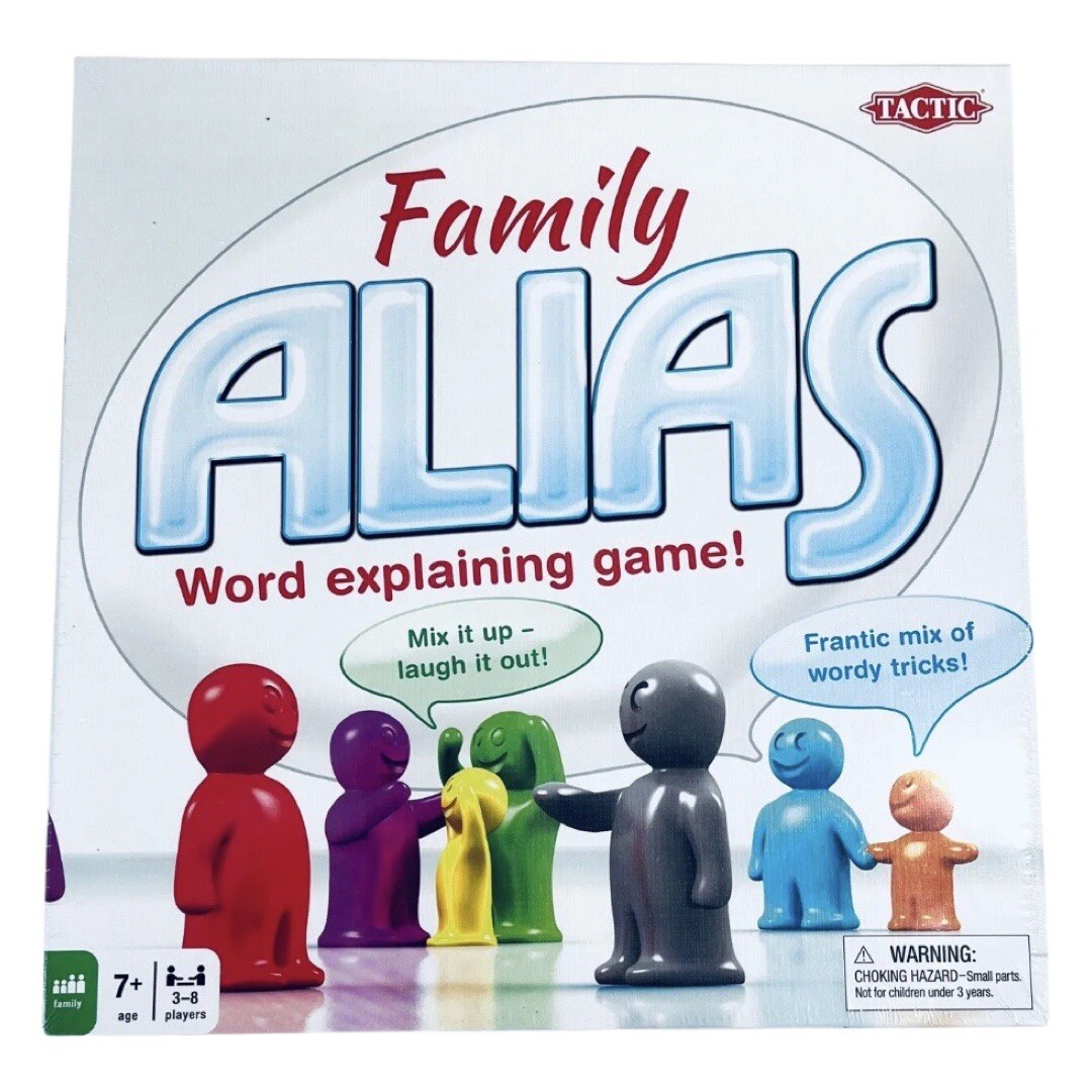 Word Explaining Game FAMILY ALIAS by TACTIC For 3-8 Players Ages 7 and up NIB