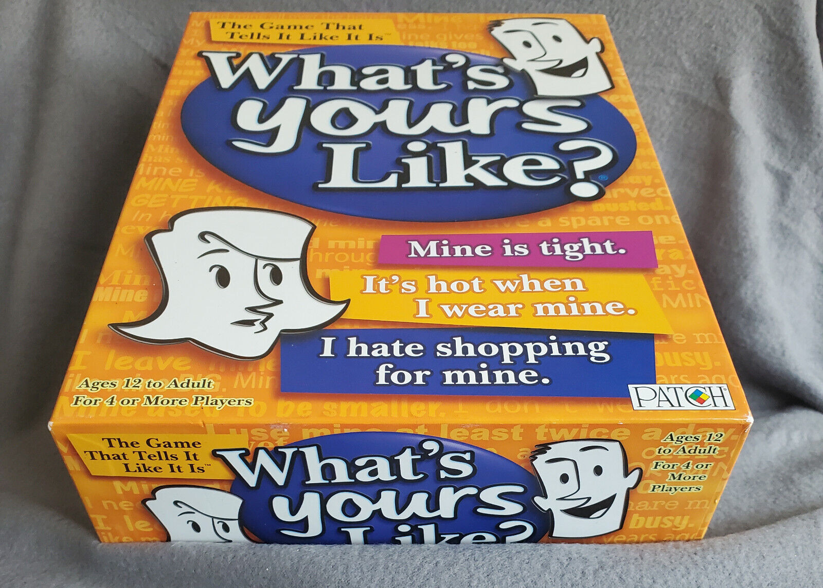 WHAT’S YOURS LIKE? Patch Family & Party Board Card Guessing Game – Complete