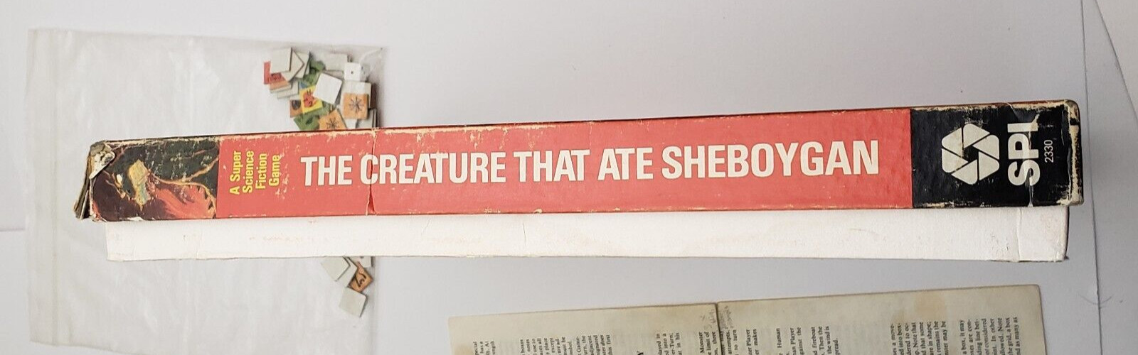 Vintage 1979 The Creature That Ate Sheboygan Fiction Board Game