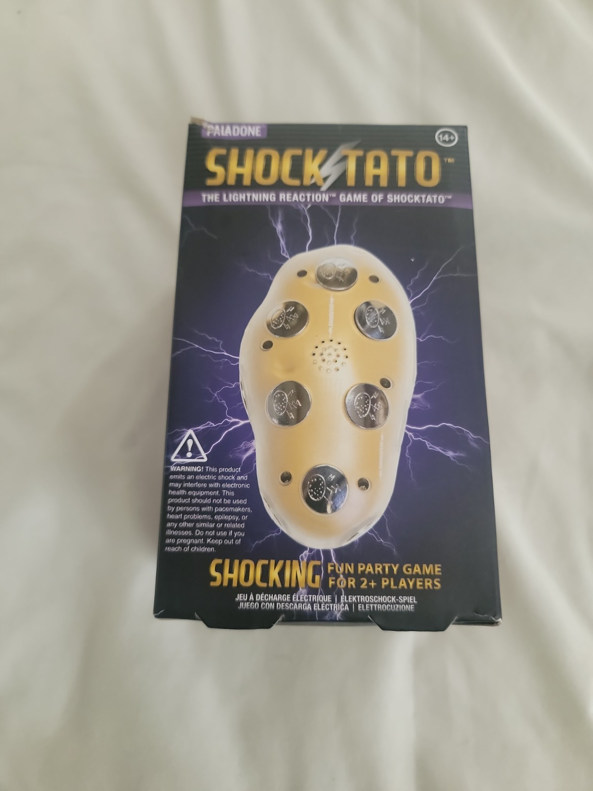 Shocktato Lightning Reaction Shocking Hot Potato Party Game Complete In Box