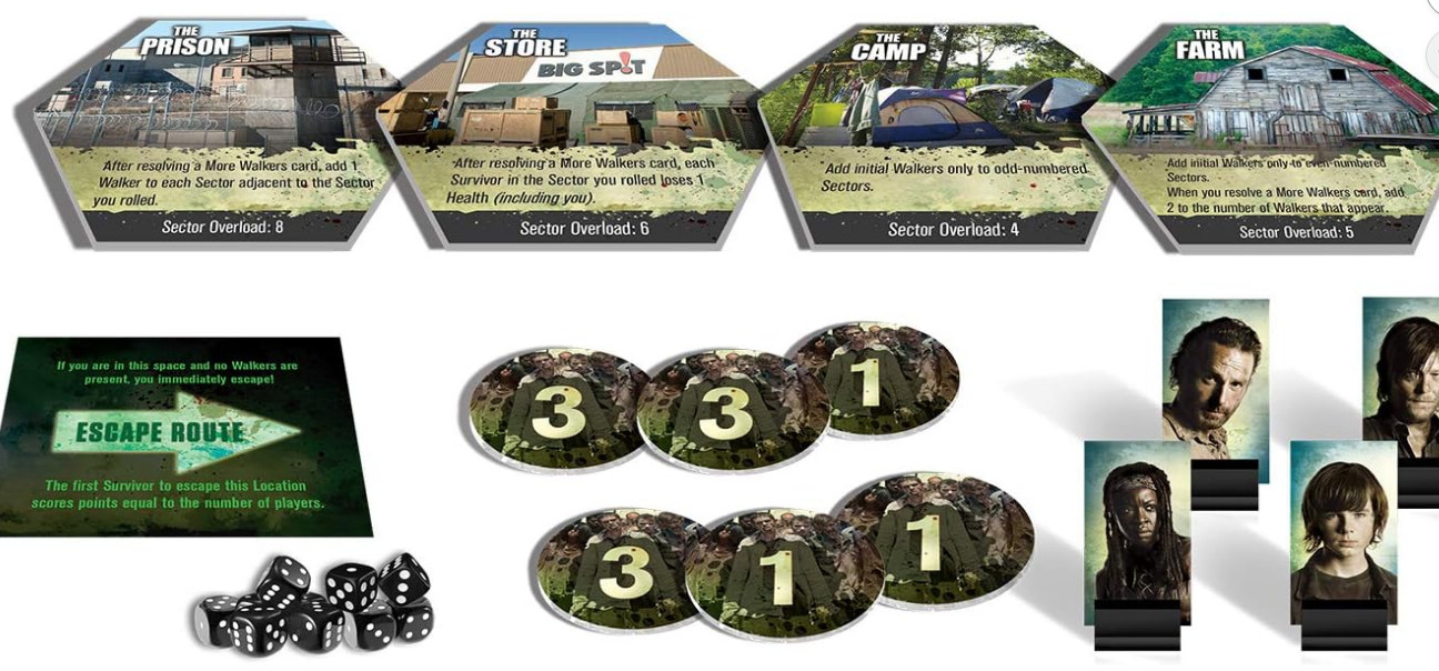 Walking Dead Don’t Look Back Dice Game – Cryptozoic – Factory Sealed NEW