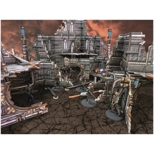 Tabletop Terrain – Gothic Ruins (159 Pieces) – English