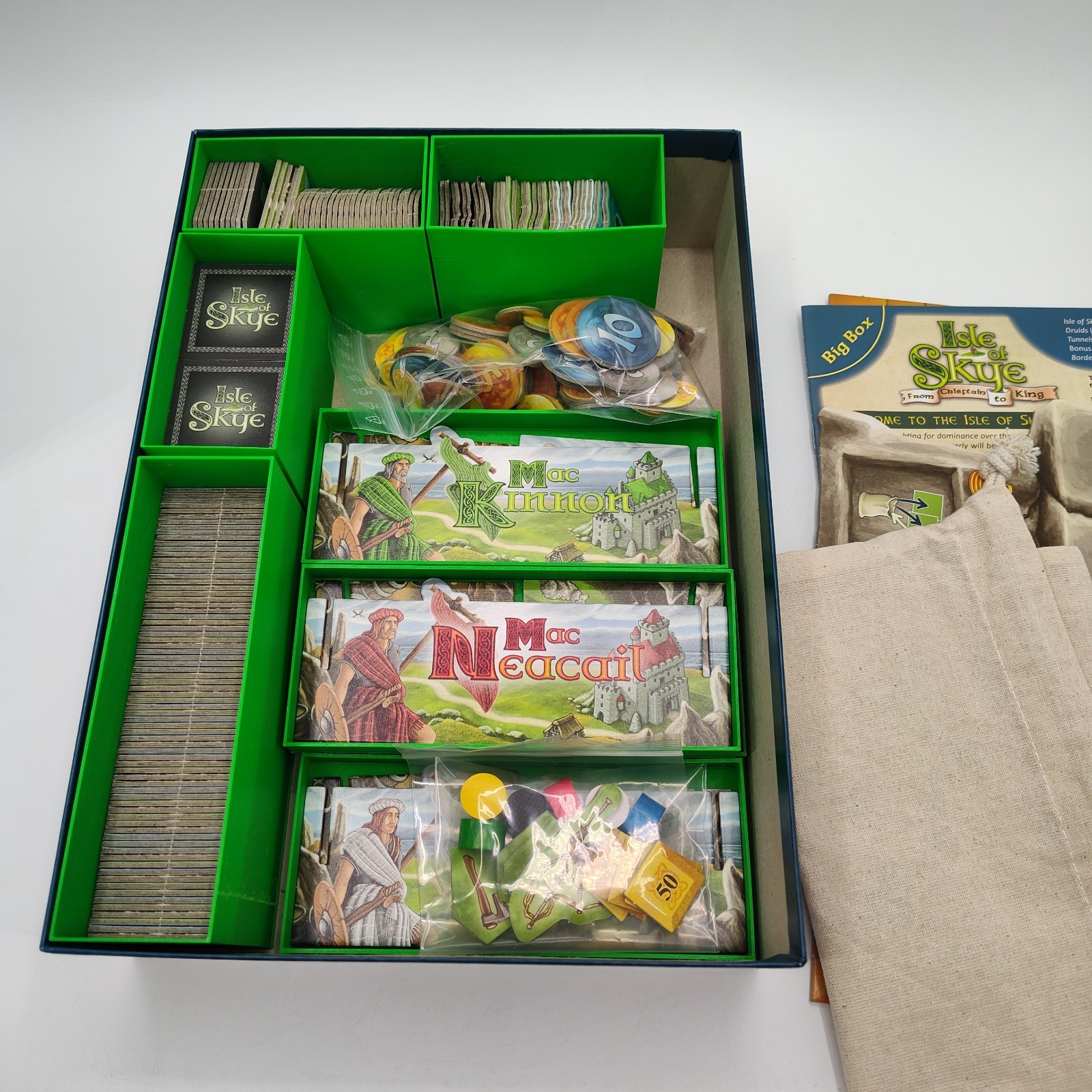 Isle Of Skye From Chieftain To King Board Game Big Box Edition COMPLETE!