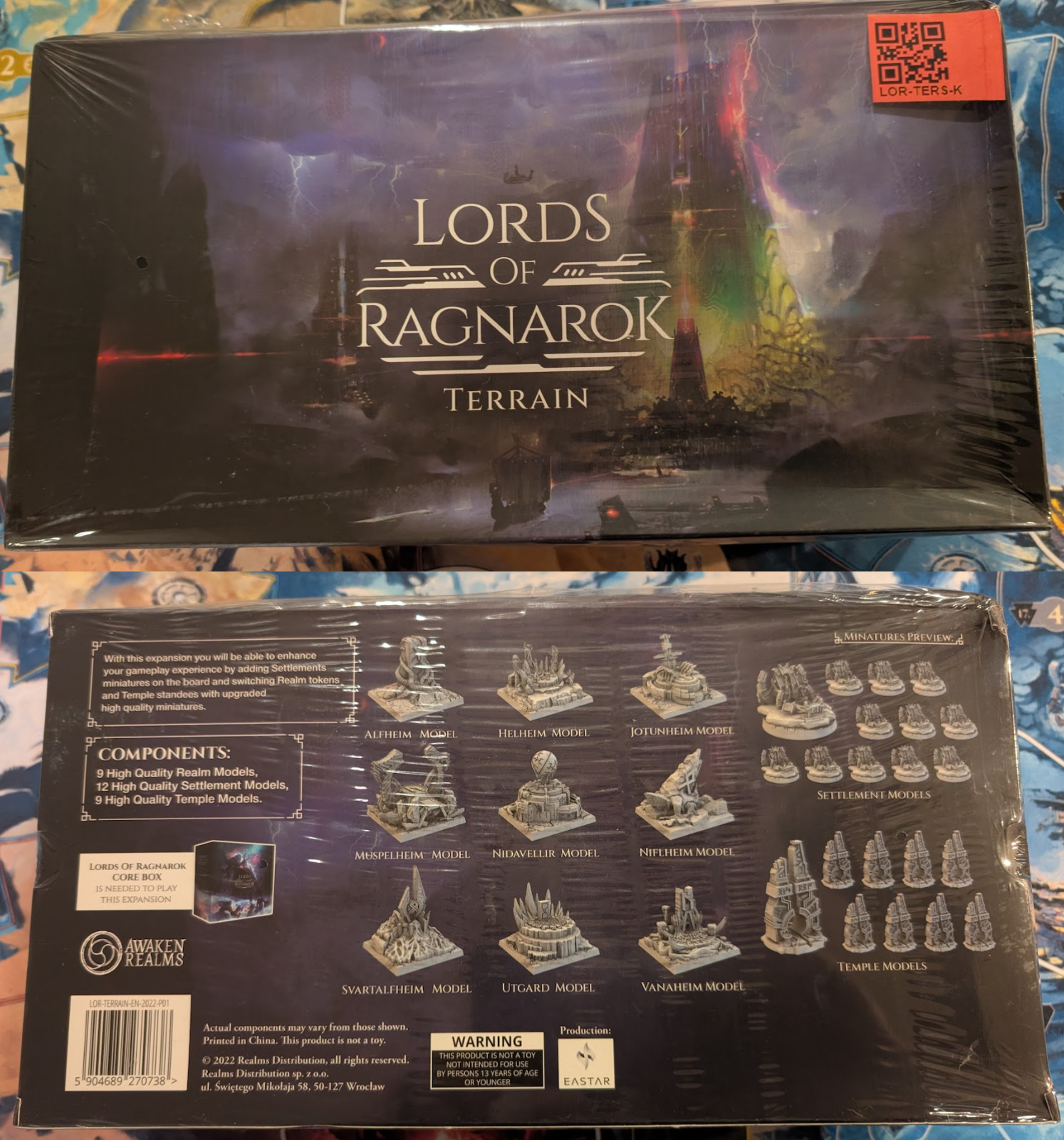 Lords of Ragnarok + Mat, Stretch goals, Terrain and Seas of Aegir.