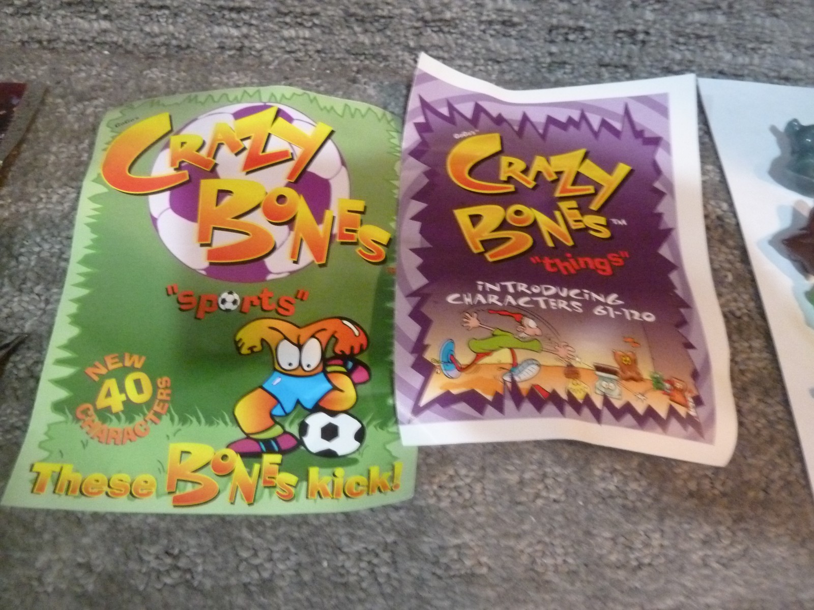 Crazy Bones Series 1 Lot Of 2 Sealed Packs GoGos + 100+ figures + more RARE
