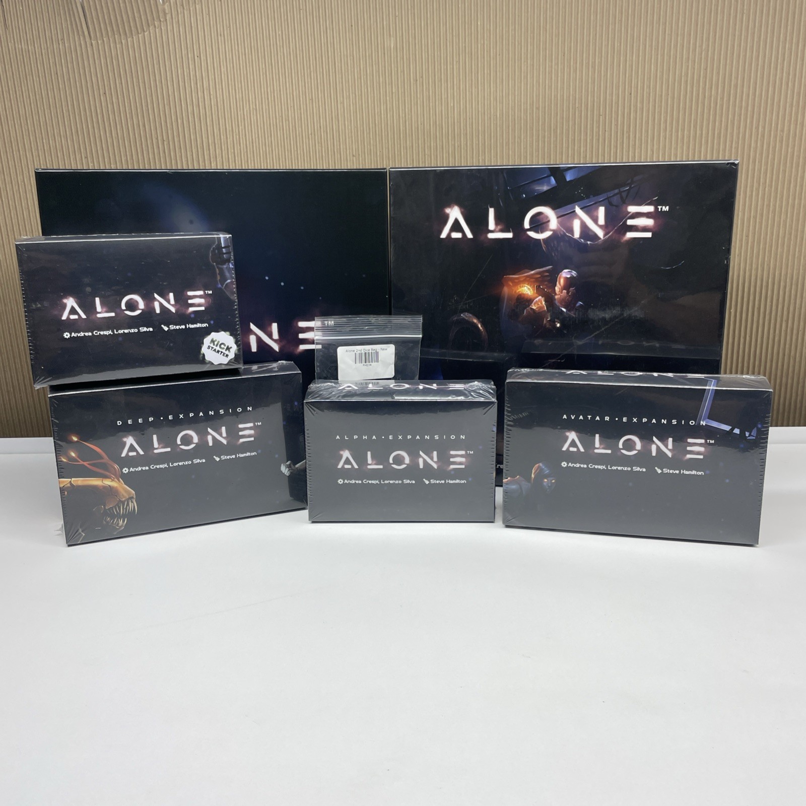 Alone Board Game Kickstarter Horrible Games Deep Avatar & Alpha Expansions New