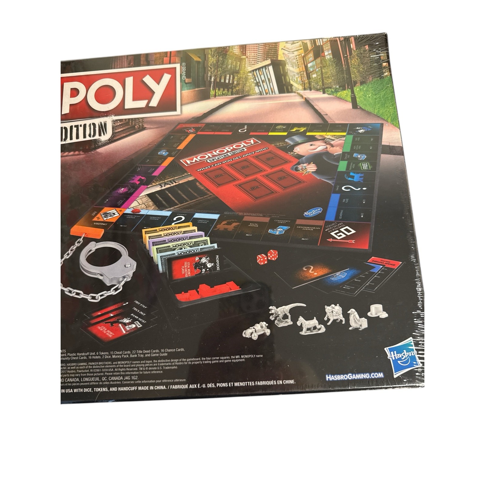 Parker Brothers Hasbro Monopoly Cheaters Edition Board Game- New Sealed Box