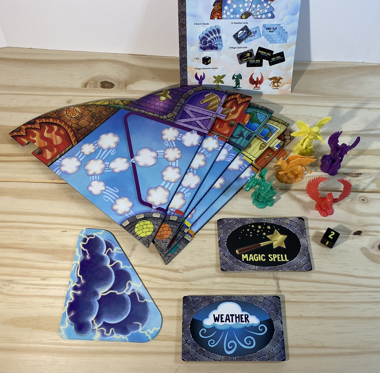Peaceable Kingdom Sky Magic – Ages 6+ | 2-4 players MINT COMPLETE