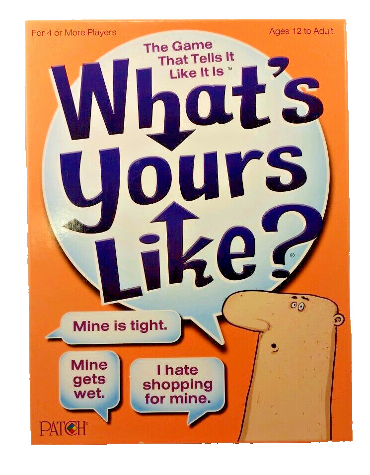 What’s Yours Like? Patch Products Family Party Game Complete Ages 12+